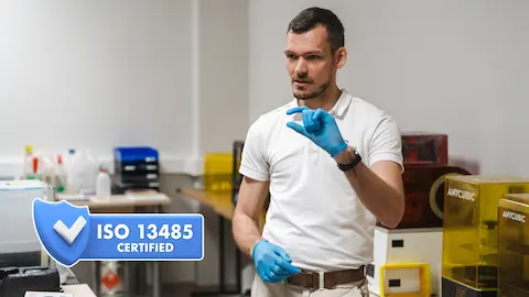 ISO 13485 Certified Excellence