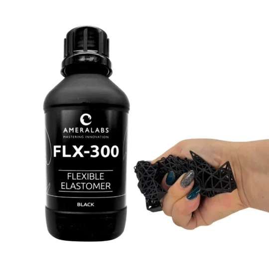 Flx 300 flexible elastomer resin