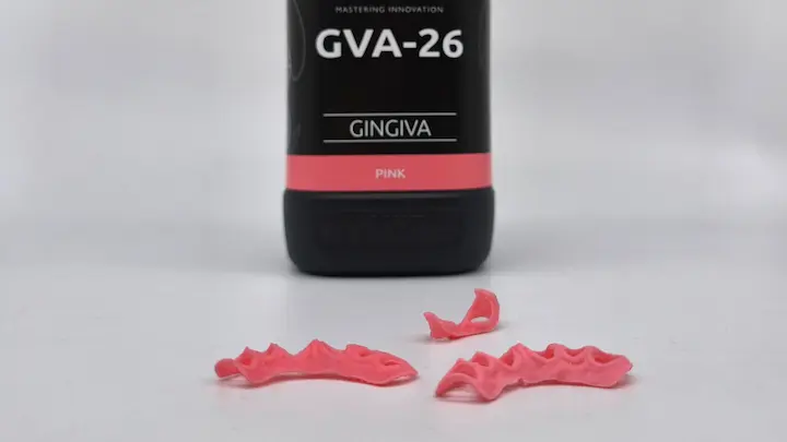 Gva 26 gingiva 3d printing resin